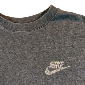 NIKE Sportswear 'REVIVAL' Crewneck Black/Dark Gray Men's Small DR9159-010